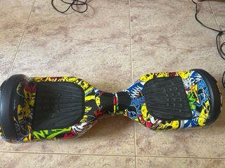 Hoverboard con diseño graffiti