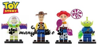 4 Minifigure Toy Story Buzz Woody Jessie Al Disney
