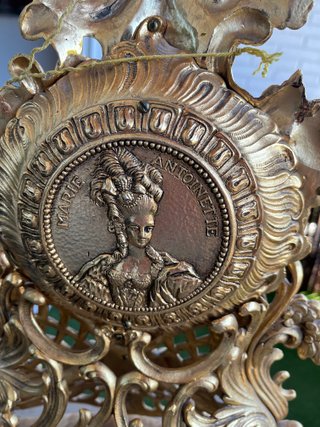 Reloj Barroco Bronce y Mármol