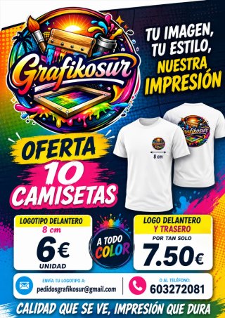 Camisetas para eventos empresa ect