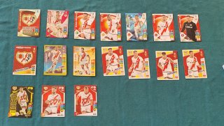 Cartas Fútbol Rayo Vallecano Panini 3€/lote