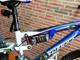 Bicicleta Colouer Randy FS 24 Azul