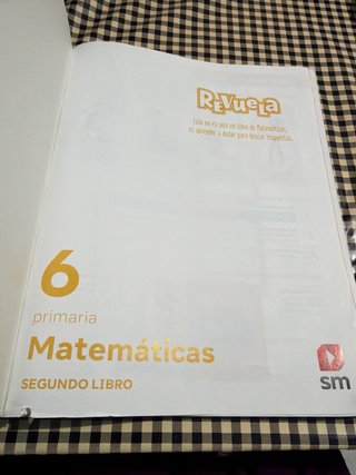 LIBRO MATEMÁTICAS 6 PRIMARIA