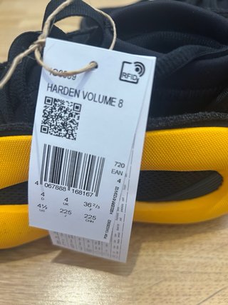 Zapatillas Adidas Harden Baloncesto Amarillas