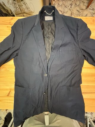 Chaqueta americana Zara azul marino