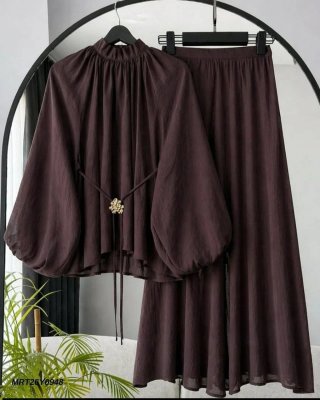 Conjunto marrón talla única