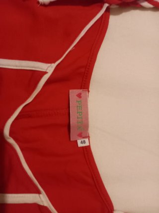 Prendisole Pepita rosso