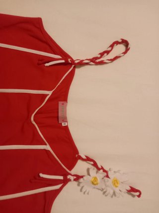 Prendisole Pepita rosso