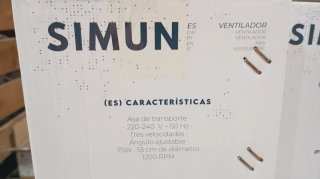 Ventilador de Suelo Fulmo 75W