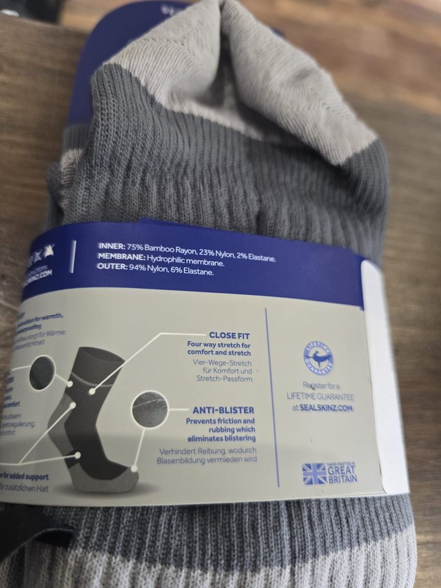 Calcetines Sealskinz Waterproof Talla XL