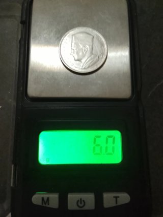 Moneda 1 Dirham Plata Marruecos 1960