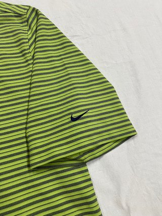 Polo Nike Golf uomo righe verde vintage