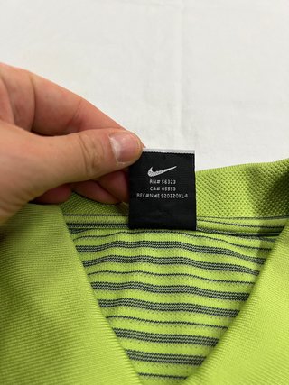 Polo Nike Golf uomo righe verde vintage