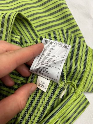 Polo Nike Golf uomo righe verde vintage