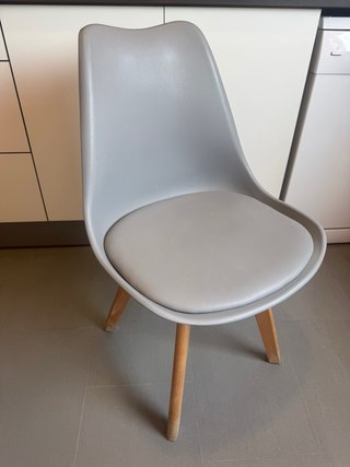 Pack 4 Sillas Comedor Gris