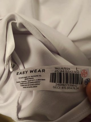 Camiseta Easy Wear Talla L sin estrenar