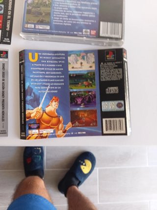 Contraportadas PS1 Disney Hércules