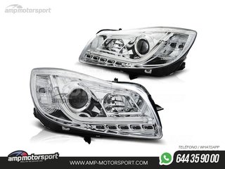 FAROS DELANTEROS LUZ DIURNA LED REAL + TUBE LIGHT PARA OPEL INSIGNIA