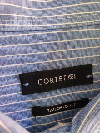 Camisa Cortefiel Rayas Hombre Azul