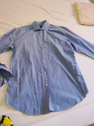 Camisa Cortefiel Rayas Hombre Azul