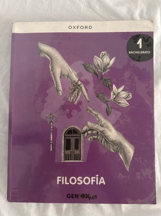 Filosofía 1º Bachillerato. Libro del estudiante...