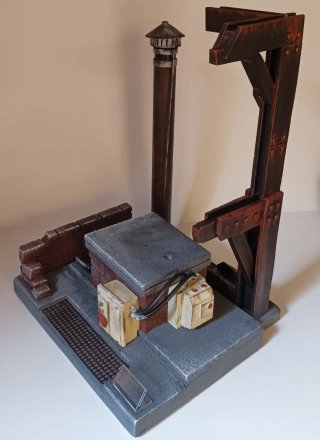 Base diorama de azotea para figuras a escala 1/6