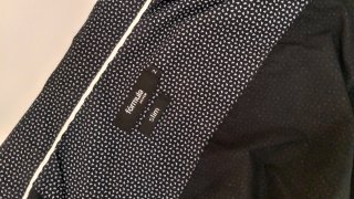 Camisa de vestir azul marino Talla M