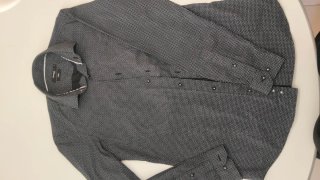 Camisa de vestir azul marino Talla M