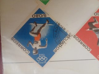 Colección Sellos JJOO México 1968 Ecuador