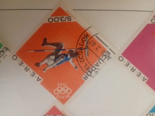 Colección Sellos JJOO México 1968 Ecuador