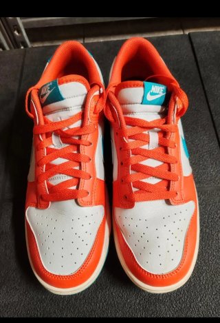 Nike Dunk Arancioni e Azzurre