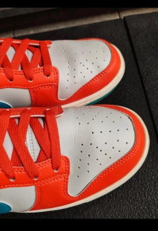 Nike Dunk Arancioni e Azzurre