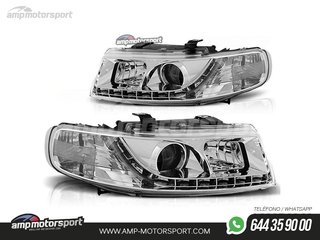 FAROS DELANTEROS LUZ DIURNA LED PARA SEAT LEON / TOLEDO 1M