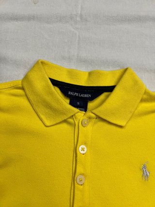 Abito polo Ralph Lauren bambina giallo 5 anni
