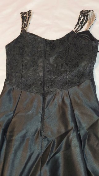 Vestido largo fiesta negro