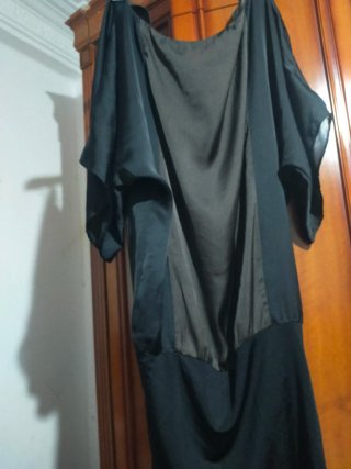 Vestido Zara Basic Marrón Talla S