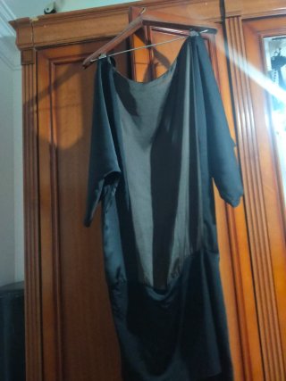 Vestido Zara Basic Marrón Talla S