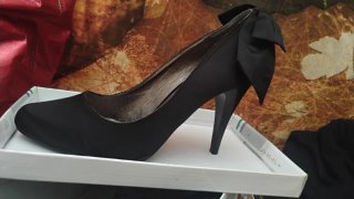Zapatos de tacón negros mujer talla 39
