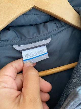 Chaqueta Columbia Gris Mujer m