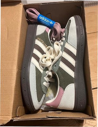 Adidas Handball Spezial Talla 40 Verde Rosa