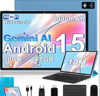 Tablet 10 Android 15 con Gemini AI + Accessori New