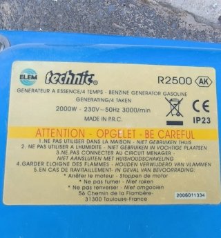 Generador gasolina 4 tiempos