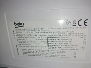 Cajones frigo Beko incluyo bandejas cristal