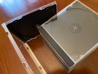 10 Custodie CD/DVD + 1 Trasparente omaggio