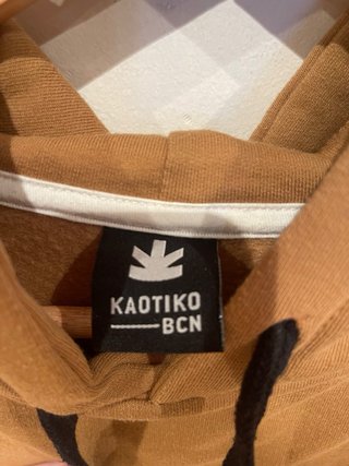Sudadera Kaotiko Hombre Marrón