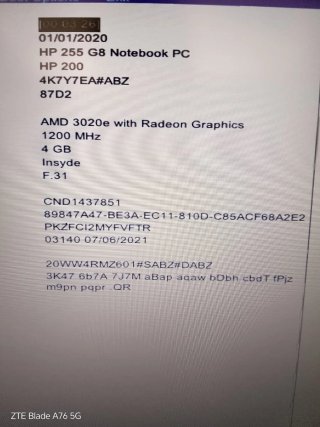 PC HP Grigio con Alimentatore