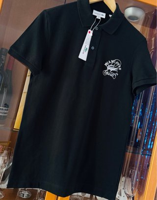 Polo Lacoste Negro 100% original