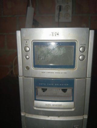 Minicadena JVC Plata