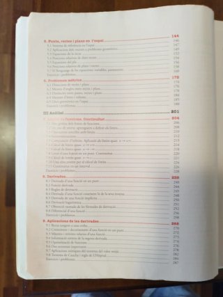 Matemàtiques II, Batxillerat 2