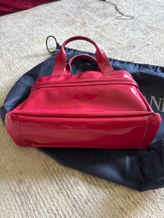 Bolso Armani Jeans Rojo Charol
